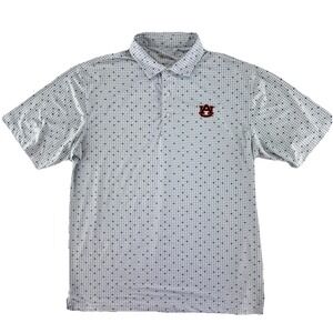 Onward Reserve Performance Auburn Tigers Golf Polo Shirt Mens Large All Over